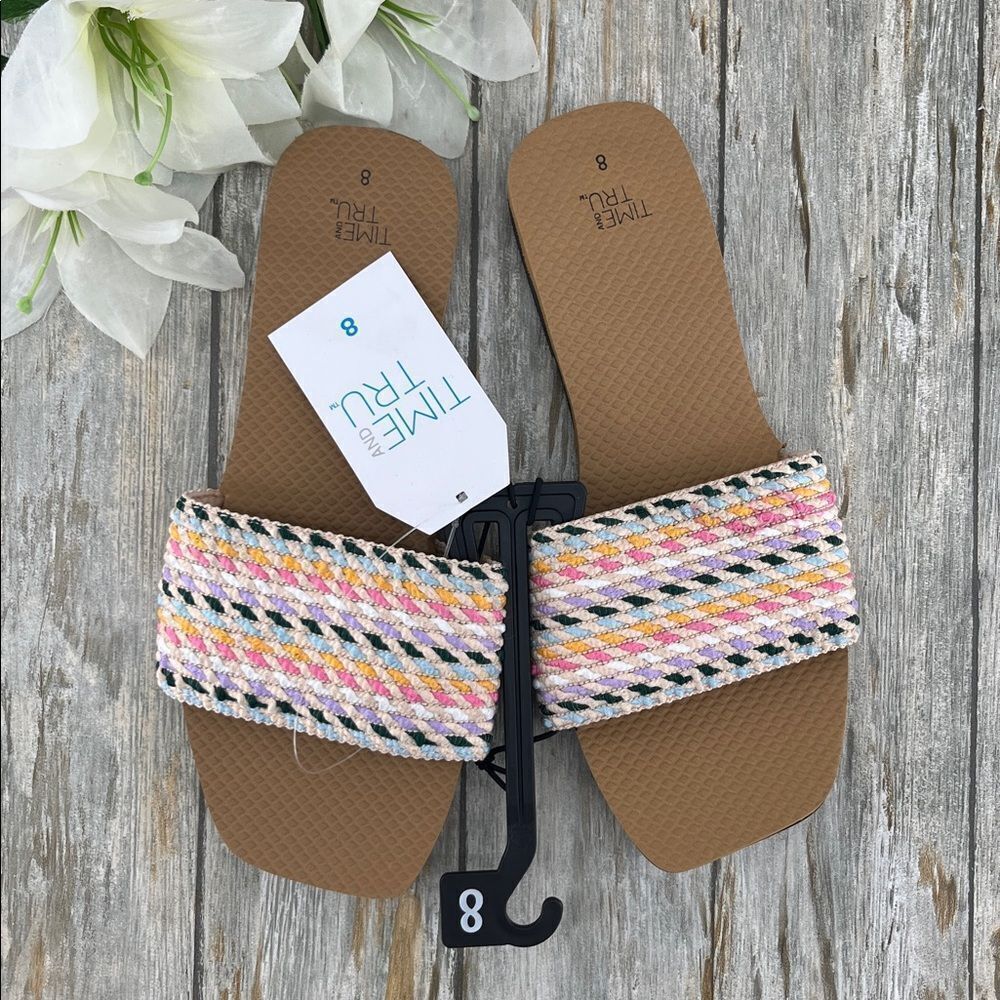 Women's Woven Slide Sandals ShoesâSize 8